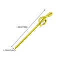 thumbnail image 2 of 24Pcs Students Note Pencils Musical Note Pencils with Eraser Colorful Music Pencils Wooden Treble C, 2 of 5