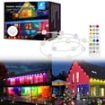 thumbnail image 2 of Outdoor Lights RGBIC Outdoor Lights With 54 Scene Modes 50ft With 30 LED Lights IP67 For Christmas Decorations Halloween Wireless Remote Contr, 2 of 9