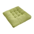 thumbnail image 2 of Nkmbld Seat Cushions for Office Chairs, Thickened Velvet Chair Cushion Sofa Floating Window Tatami Pads Car Seat Cushion, Machine Washable, Green, 2 of 8