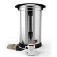 thumbnail image 1 of GarveeHome 120 Cups Coffee Urn,18L/4.8 Gallon Commerical Coffee Maker for Buffet Catering Wedding Gathering,Large Capacity Hot Coffee Dispenser,Stainless Steel Hot Water Urn, 1 of 5