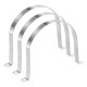 thumbnail image 1 of Uxcell 3-Pack Abrazaderas de Conducto, 6-3/4" Abrazadera de Tubería Rígida de Acero Inoxidable 304 M170 Soporte en U para Fontanería, 1 of 7