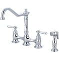 thumbnail image 1 of Americana 2AM501 Two Handle Kitchen Bridge Faucet - Polished Chrome, 1 of 1