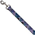 thumbnail image 2 of ATTOE Ursula 4 Poses Shells Ivy Bubbles Purples Blues 4 Feet Long 0.5 Inch Wide, 2 of 3