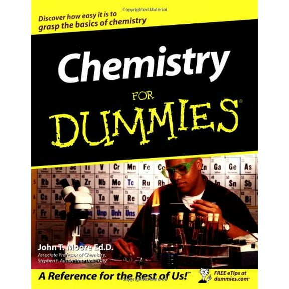 Chemistry for Dummies, 9780764554308, 0764554301, Paperback, Edition Unstated edition