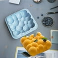 thumbnail image 2 of Cake Mold 3D Bubble Cloud Shape High Temperature Resistance Reusable Silicone Soap Pastry Dessert Mousse Mold Bakeware Tool, 2 of 3