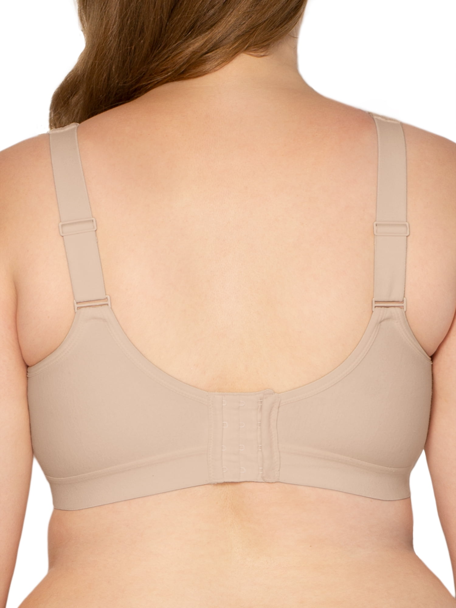 Fruit of the Loom Women's Plus Size Beyond Soft Wireless Cotton Bra, Style FT811