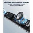 thumbnail image 3 of Bocina Bluetooth Inalámbrico Con Rgb Luz Modelo Negro, 3 of 4