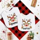 thumbnail image 1 of Baberos navideños personalizados para bebés, babero de algodón personalizado con nombre para niñas y niños, babero de saliva para recién nacidos, regalos para bautizos y bebés, 1 of 5