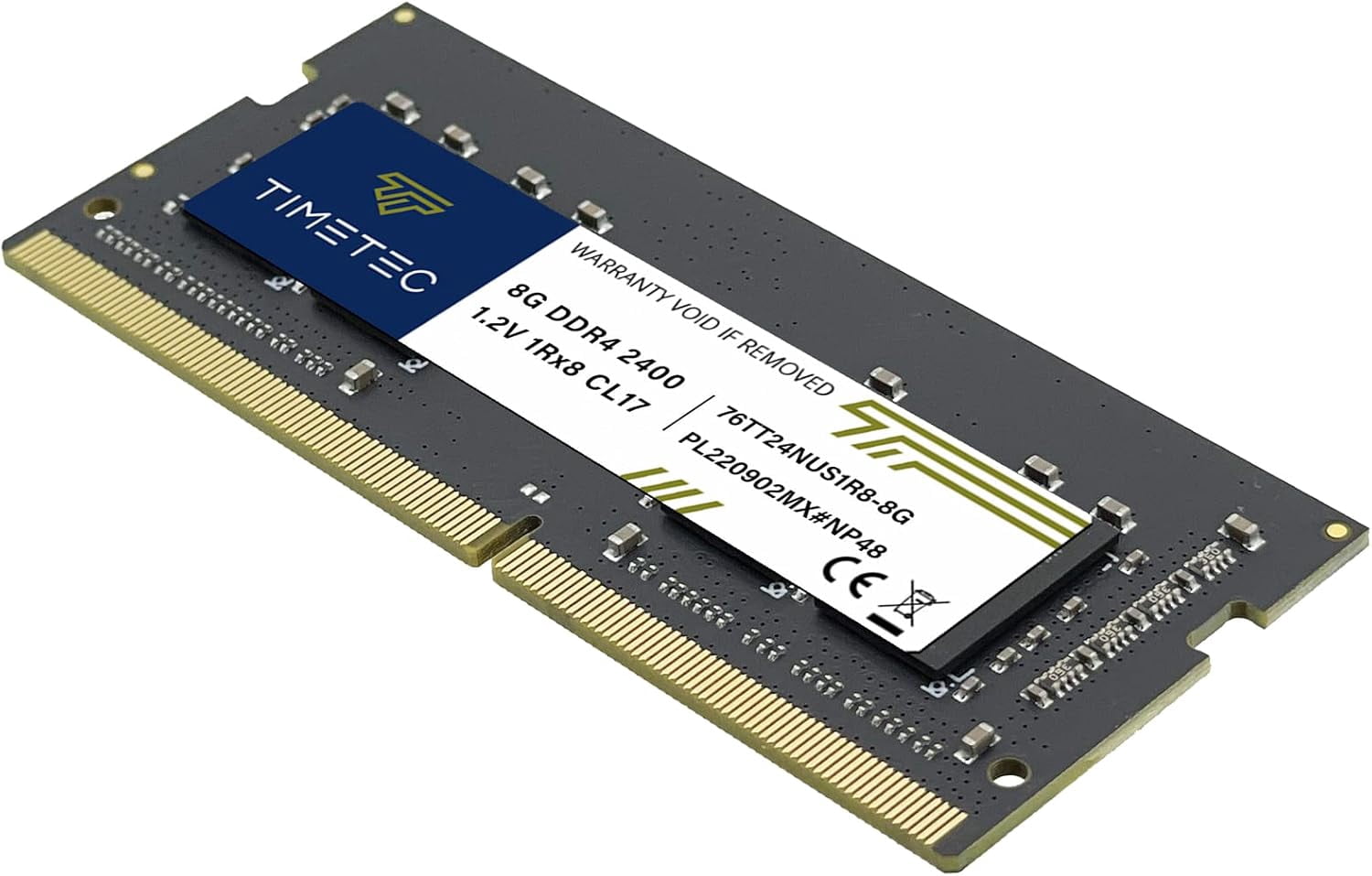Timetec 16GB Kit (2x8GB) DDR4 Laptop RAM Memory, 2400MHz PC4-19200, SODIMM 260-Pin, Non-ECC Unbuffered, 1.2V CL17, Single Rank 1Rx8