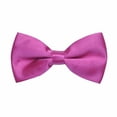 thumbnail image 1 of TOPTIE Smoking Formel pour Homme Nœud Papillon en Satin Uni Nœud Papillon Classique Pré-Noué - Rose Rouge - 1 Paquet, 1 of 7