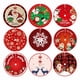 thumbnail image 2 of Falda de árbol de Navidad para decoración del hogar, tapete de Papá Noel, copos de nieve, Feliz Navidad, regalos Natale Kerst, 2023, 2 of 4