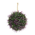 thumbnail image 4 of Corona de lavanda artificial de 35 cm para primavera y verano, versátil y hecha a mano. Estilo B, 4 of 9