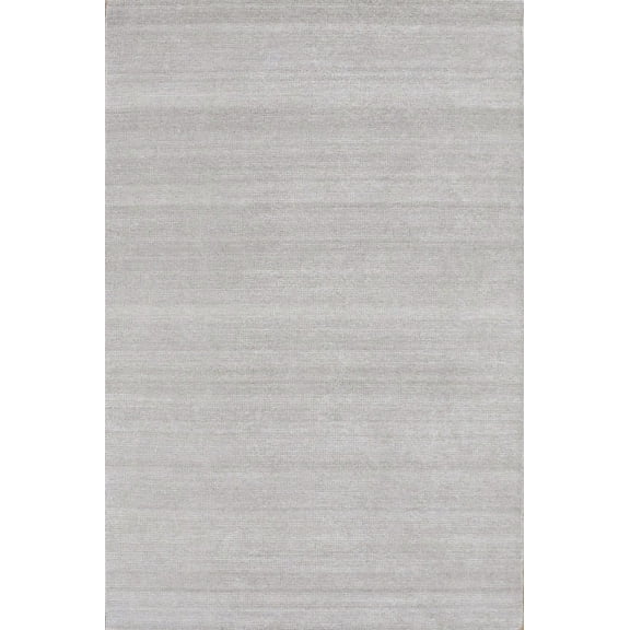 Solid Taupe Silver Rug | Made with wool and viscose blend | TRD171
