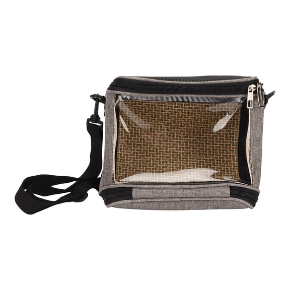 Bird Carrier Bag, Transparent Lightweight Breathable Travel Cage, Portable Diagonal Car-Mounted Pet Travel Backpack For Cockatiels Parakeets Small Bird