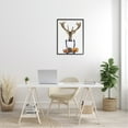thumbnail image 2 of Stupell Industries Tattooed Hipster Deer Antlers Suspenders Bowtie Outfit Framed Wall Art, 24 x 30, Design by Tai Prints, 2 of 7