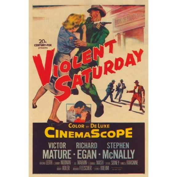 Violent Saturday Movie Poster Print (27 x 40)