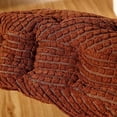 thumbnail image 4 of Cojín de silla, relleno grueso, acolchado, redondo, para comedor interior y exterior, cojín redondo, color rojo rosa, 4 of 5