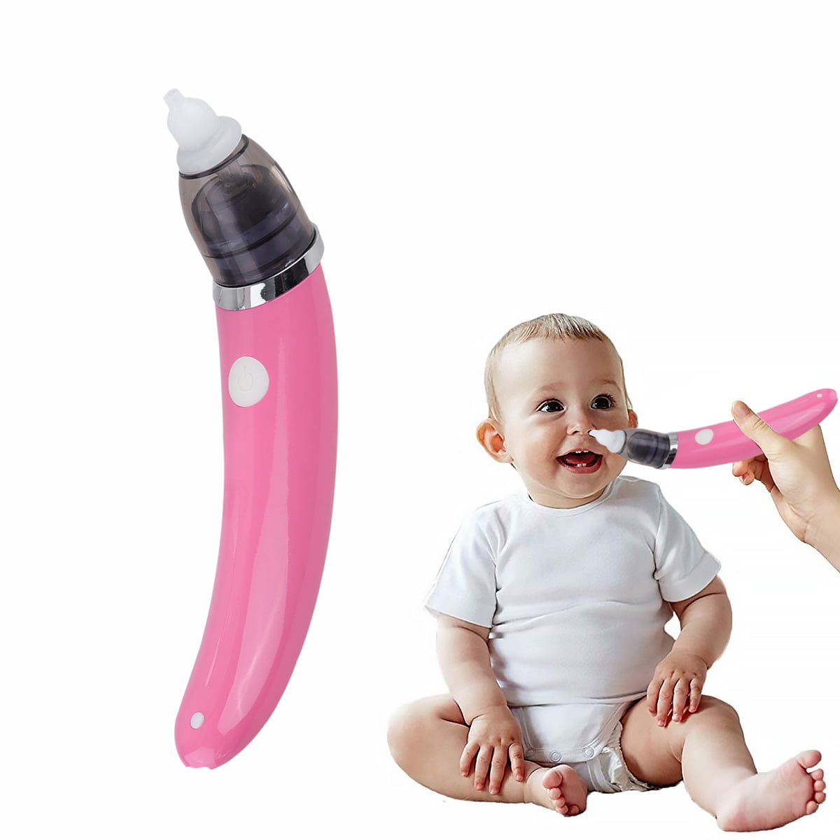 1PC Nasal Aspirator Electric Nose Aspirator Portable Snot Cleaning Device Stylish Kids Nose