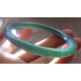 thumbnail image 2 of Icy Green Natural A JADE Jadeite Circle Bangle Bracelet 57 mm 702349 TN, 2 of 12