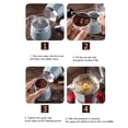 thumbnail image 3 of 150ML Stovetop Espresso Maker, Espresso Cup Moka Pot Italian Coffee Maker, Manual Cuban Coffee Percolator Machine [Green], 3 of 9