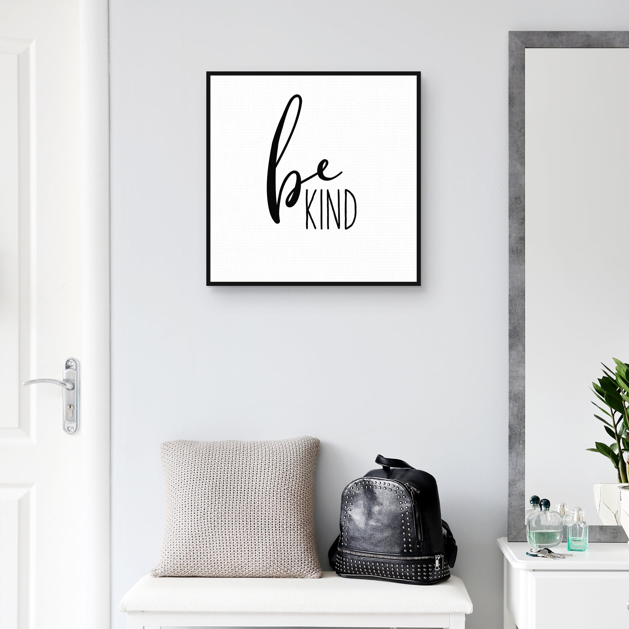 Be Kind by Wild Apple Portfolio Framed Canvas Art Print