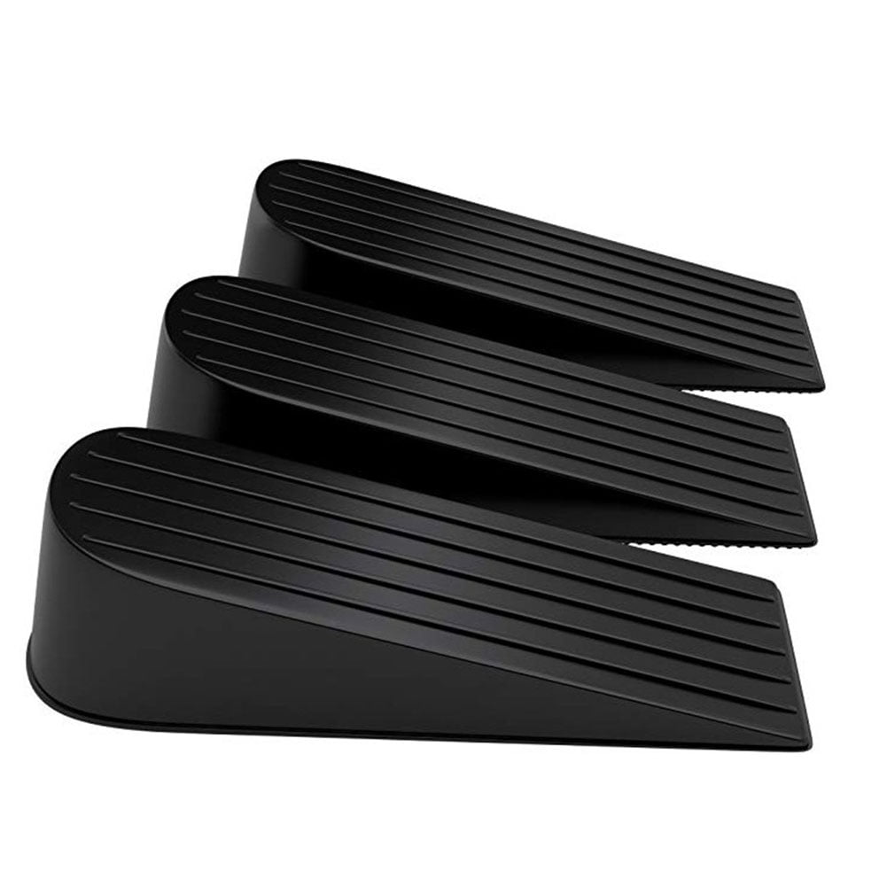 Silicone Practical Windproof Secure Door Stopper Rubber Door Wedge