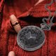 thumbnail image 5 of Reloj de bolsillo antiguo vintage con engranajes huecos, collar con colgante y cadena., 5 of 5