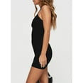 thumbnail image 5 of KelaJuan Women Summer Mini Evening Dress Sleeveless V Neck Backless Above Knee Party Dress, 5 of 6
