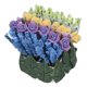 thumbnail image 3 of Dollhouse Clay Flower, Lovely Colorful Decoration 1:12 Dollhouse Flower For Role Play Game ANGGREK No, 3 of 7