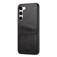 thumbnail image 3 of SaniMore Case for Samsung Galaxy S24 6.2" 2024, Card Slots [Up to 2] Wear-resistant PU Leather Skin Shockproof PC Backplane Anti-fall Slim Lightweight Shell for Samsung Galaxy S24,  Black, 3 of 5