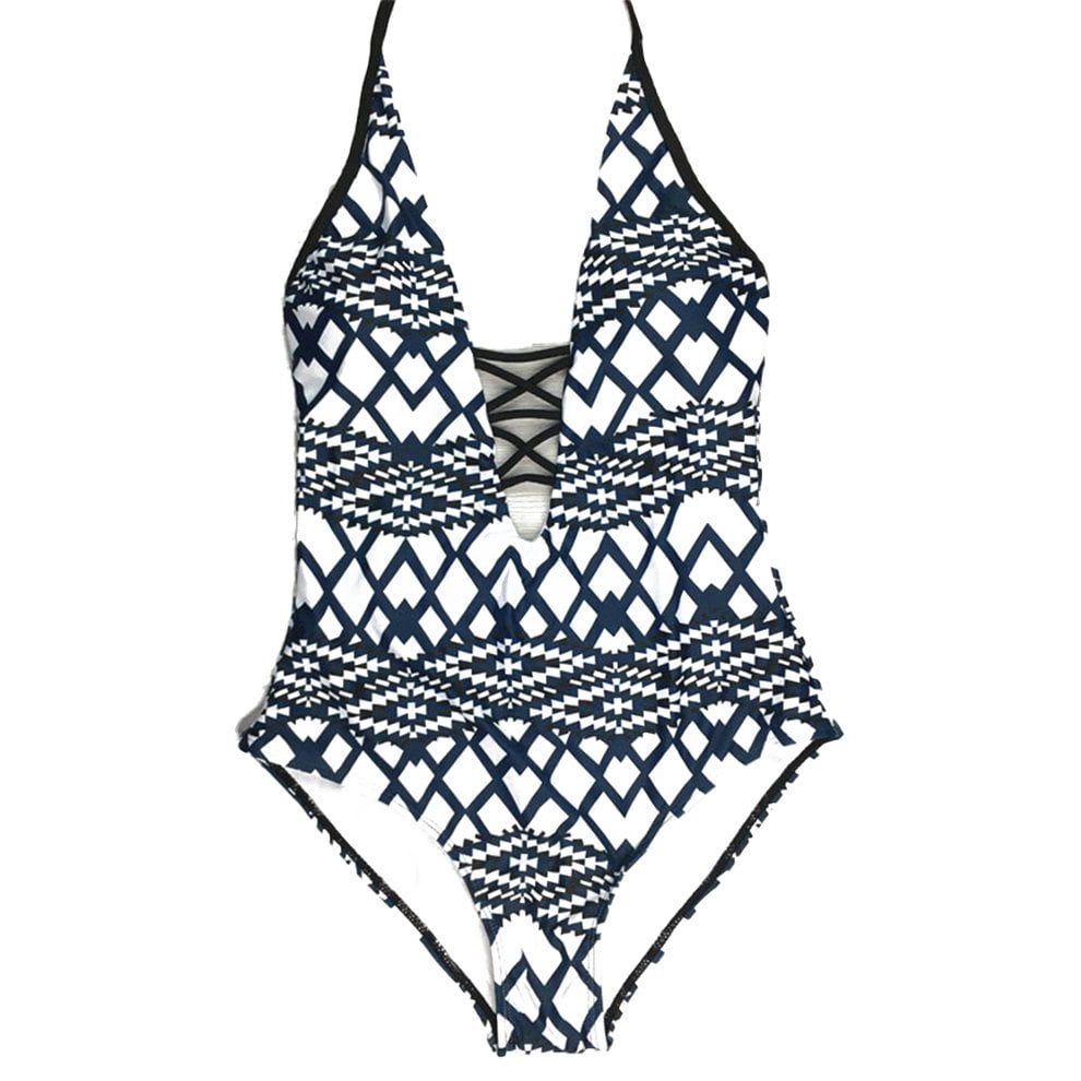 Bean 81163 OnePiece Swimsuit Bikini Women OnePiece Swimwear PushUp Padded Bikini Swimsuit