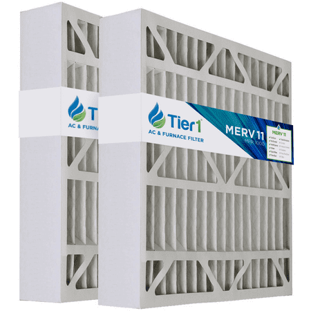 

Tier1 20x20x5 Merv 11 Replacement for Electro-Air MU2020 / M2-1056 Air Filter 2 Pack