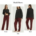 thumbnail image 4 of LANBAOSI Woman Winter Fleece Pajamas Set 2 Piece Warm PJ Set Size L, 4 of 7