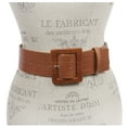 thumbnail image 3 of 2 1/4" Wide Ladies High Waist Faux Crocodile Print Patent Leather Fashion Belt, 3 of 3