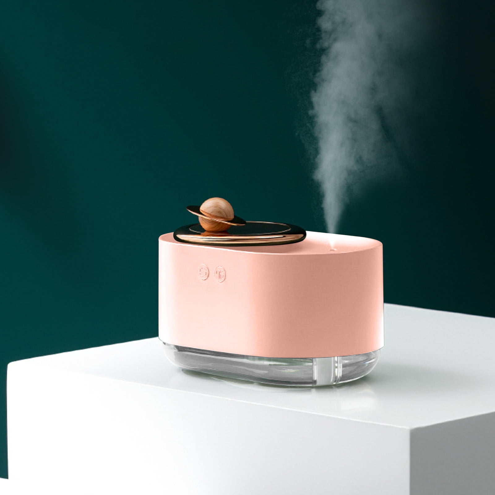 Cameland Cool Mist Humidifiers For Bedroom Portable Small Desktop Humidifier With Night Light USB Personal Mini Rotating Planet Humidifiers For