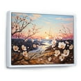 thumbnail image 2 of Designart "Dogwood Dream A White and Pink Beauty" Floral Floater Framed Canvas Print, 2 of 7