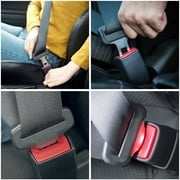 HomeDepot 3 Point Harness Safety Seat Belt, 11ft Adjustable Retractable, High-Quality Nylon, Black