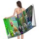 thumbnail image 4 of Wonderoos Toalla de playa de secado rápido con diseño temático, regalo para mujeres y niñas, ideal para cumpleaños, fans, amantes de la música, uso en la playa o al aire libre, 78 × 160 cm, 4 of 6