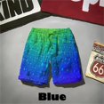 thumbnail image 1 of Summer New Water Drop 3d Printed Shorts Funny Fashion Gradient Colorful Beach Short Pants Swimming Shorts Men Hombre Ropa Cheap, 1 of 5