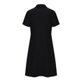 thumbnail image 6 of SUYIDA Girls Flutter Sleeve Solid Color Dress, Lace with Side Pockets, Lightweight Everyday Casual Swing Dress for Girls, 6 of 6