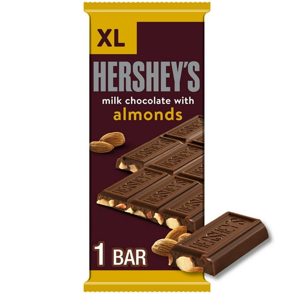 Hershey's Milk Chocolate Candy Bar with Almonds - 4.25oz - Pack of 2