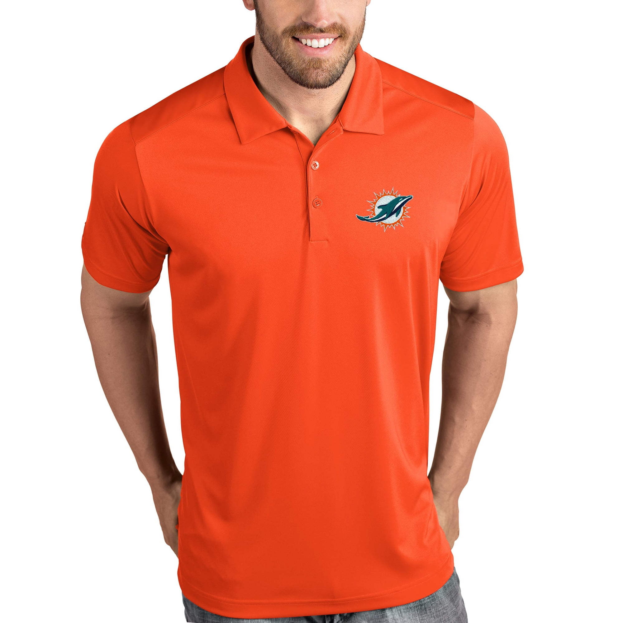 Miami Dolphins Antigua Tribute Polo 