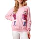 thumbnail image 5 of Sudadera fea con lentejuelas navideñas de Cascanueces para mujer, linda remera con gráfico festivo, suéter de manga larga con cuello redondo, 5 of 5
