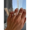 thumbnail image 2 of 2.00Ct Elongated Cushion Cut Moissanite Engagement Ring, Hidden Halo & Double Claw, 10K White Gold, 2 of 7