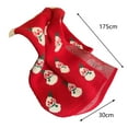 thumbnail image 2 of Holiday Gifts! Titcea Winter Scarf for Women Christmas Snowman Print Lengthening Knitted Scarves Windproof Warm Outdoor Cold Protection Shawls Wraps, 2 of 3