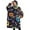 Halloween Colorful Spooky-2, variant on Oversized Wearable Blanket Hoodie,Halloween Colorful Spider Web Pattern Sherpa Blanket Hoodie with Super Pockets,Super Warm Fuzzy Pullover for Women & Men