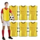 thumbnail image 1 of Paquete de 6 chalecos Pinnies, camiseta de práctica para Entrenamiento de fútbol, camiseta de baloncesto para adultos y jóvenes, suministros deportivos, 1 of 6
