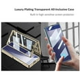 thumbnail image 4 of Dteck for Samsung Galaxy Z Fold 7 Full-Body Case, Built-in Screen Protector, Luxury Plating Transparent All-Inclusive Shockproof Protective Cover, Clear, 4 of 9