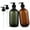 Brown & Green, variant on 17Oz Soap Dispenser, Dispenser for Kitchen Bathroom Countertop,Refillable Lotion Liquid Soap Pump Bottles
