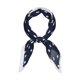thumbnail image 1 of INSPIRE CHIC Women's Rhombus Handkerchief Polka Dots Bandana Hair Wrap Headband Navy Blue White, 1 of 6